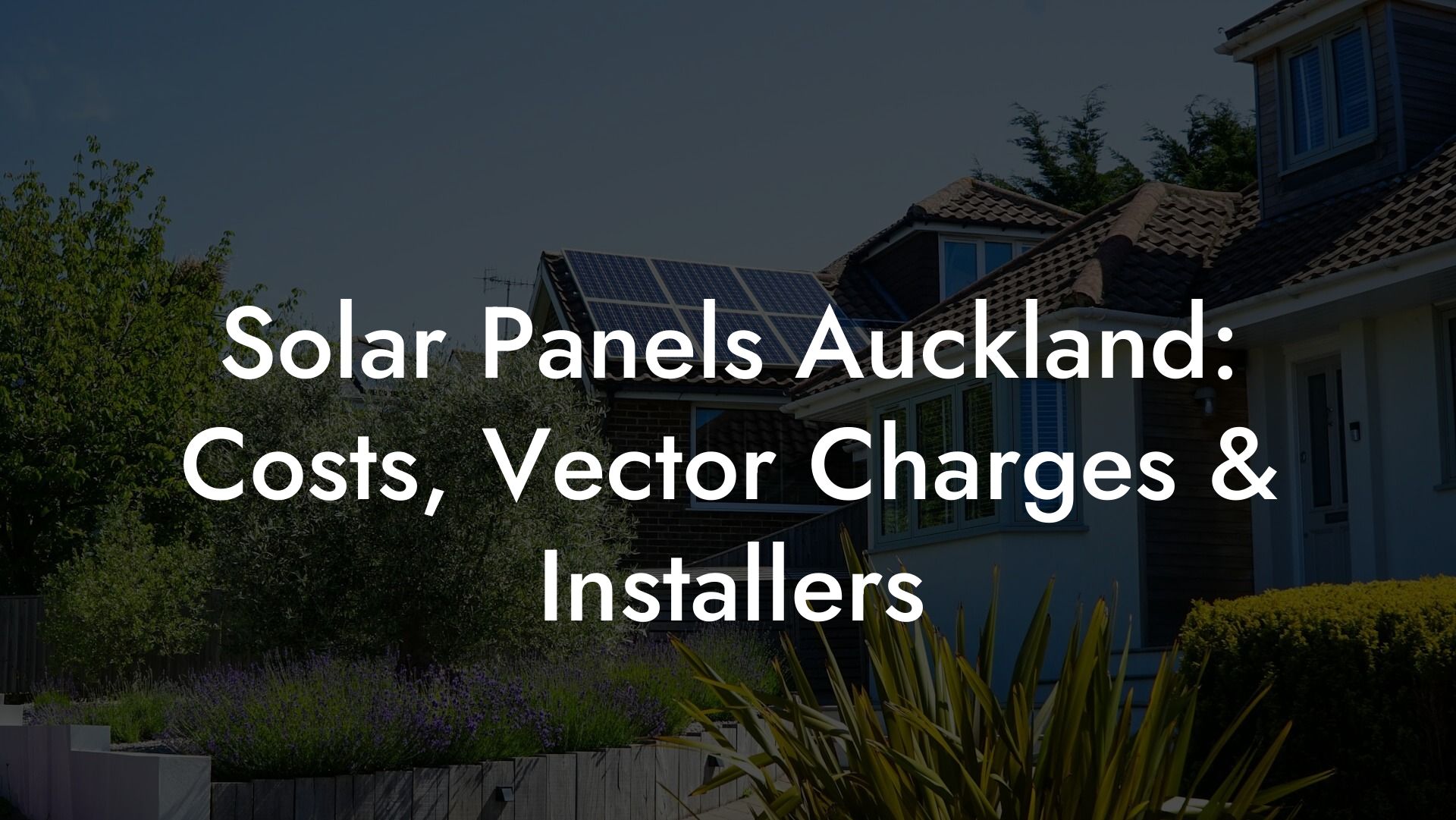 Solar Panels Auckland: Costs, Vector Charges & Installers